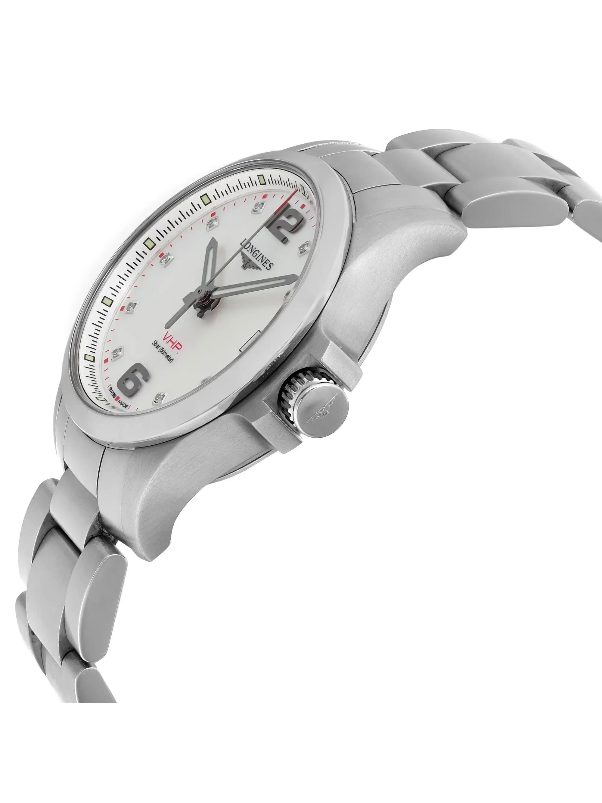 Pre-owned Conquest V.H.P. 36mm Ladies Watch L3.316.4.87.6 (Like New)
