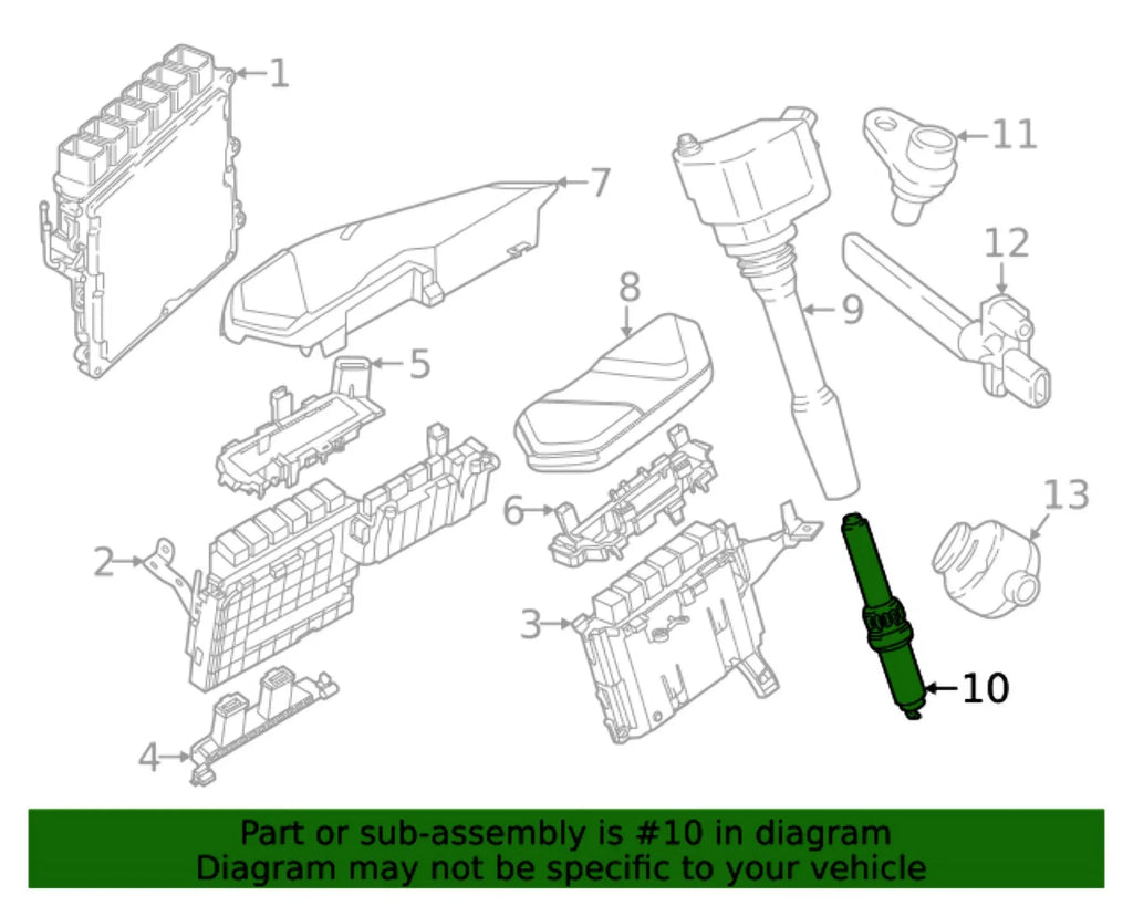 New Genuine Spark Plug High Power (2018-2023) OE 12120054451