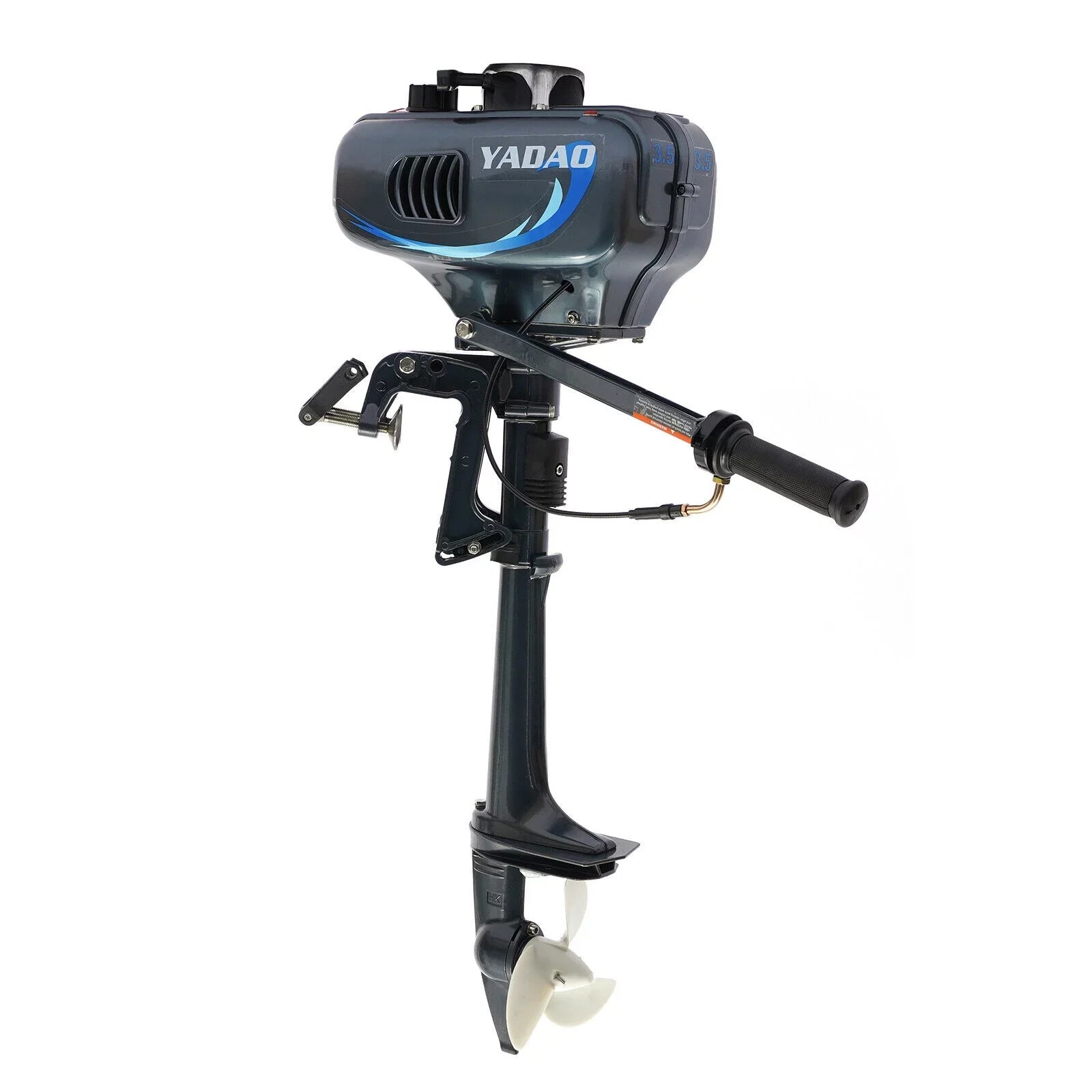 2-Stroke 3.5 Outboard Motor Boat Engine with Water Cooling System Fishing Boat Engine