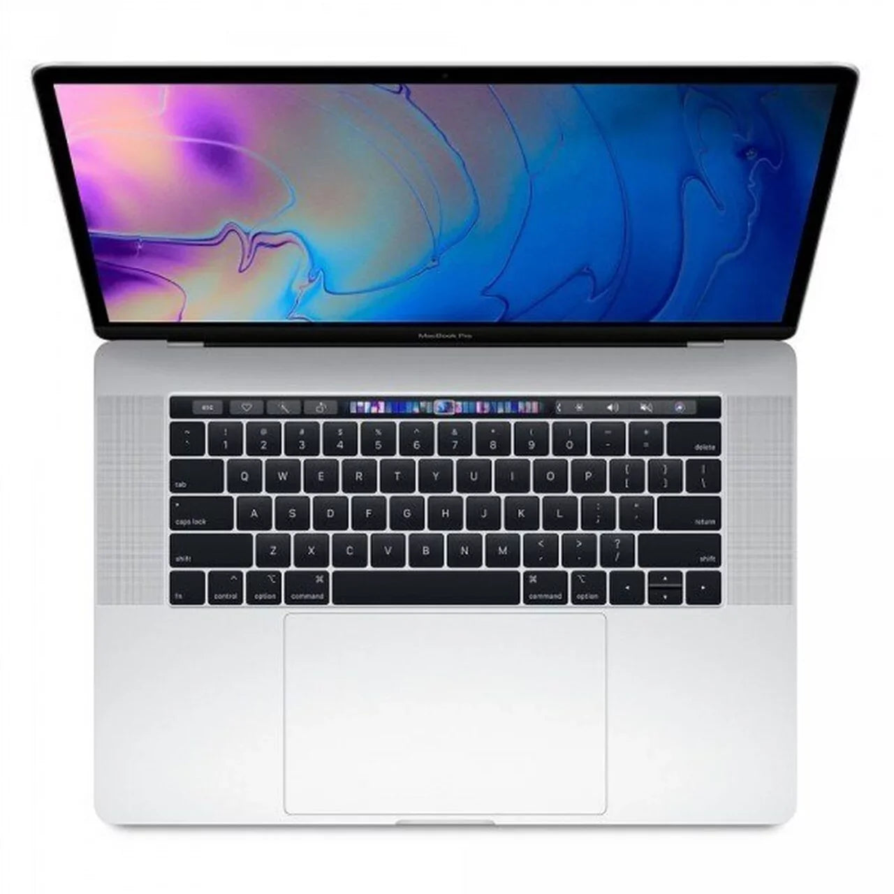 Pre-Owned MacBook Pro Touch Pad 15" Core i7, 2.6GHz 32 GB, 1 TB SSD, 2018, Space Silver, + Case and Wireless Mouse (Refurbished: Like New)