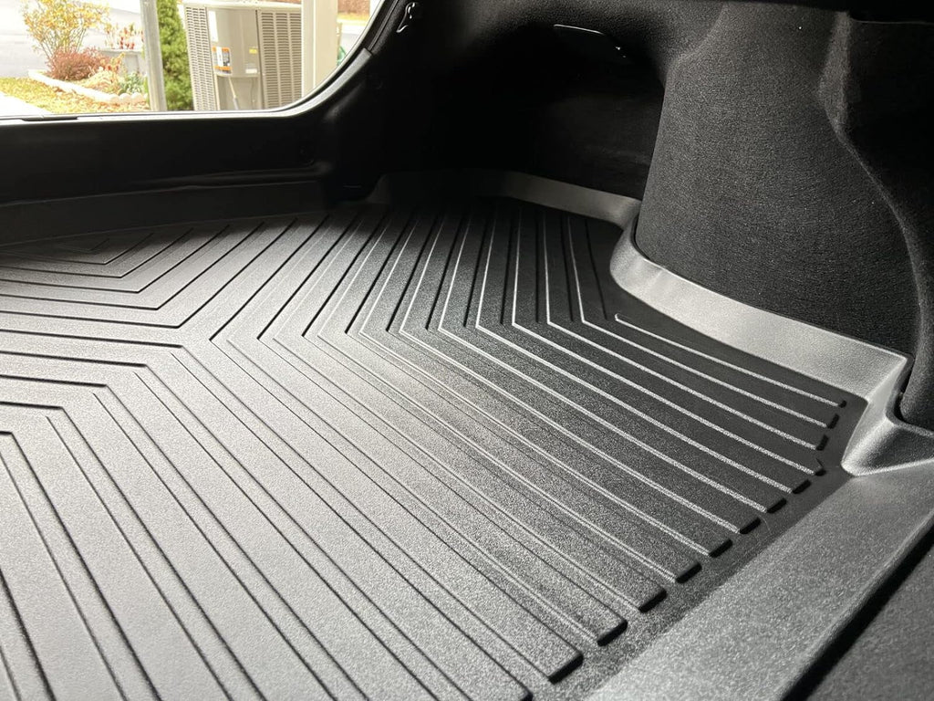 EACCESSORIES EA Cargo Liner – Trunk Mat for Camry 2018-2024 – Weather-Resistant Trunk Mats for Cars with Raised Lip – Non-Slip Car Trunk Mat Rubber – Easy to Install – Laser Pre-Cut Design