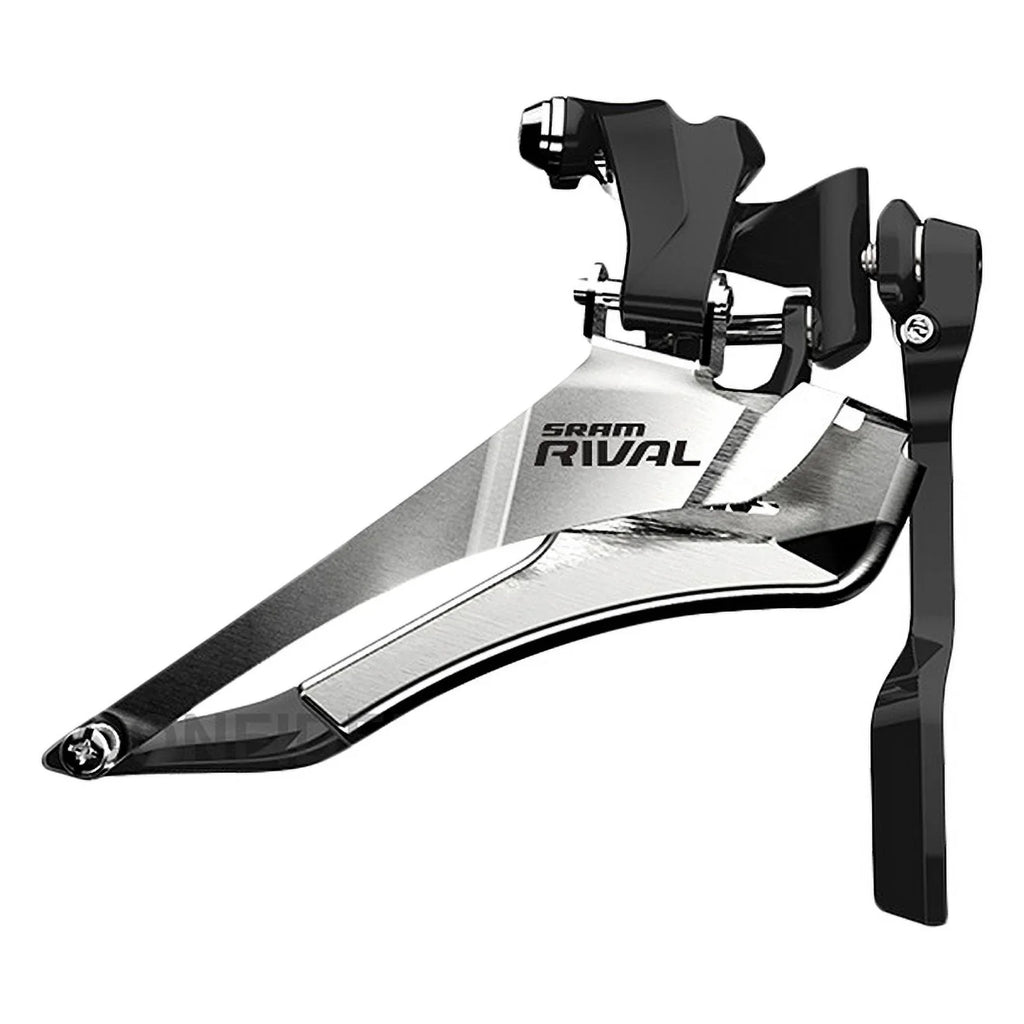 SRAM Rival 22 Front Derailleur - 2x11-Speed Yaw, Braze-on, with Chain Spotter, Jet