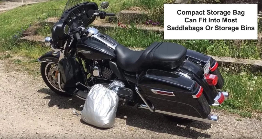 Weatherproof Motorcycle Cover Compatible With 2013 Beta Evo 250 4-stroke - Outdoor & Indoor - Protect From Rain Water, Snow, Sun - Reinforced Securing Straps - Durable Material - Free Storage Bag