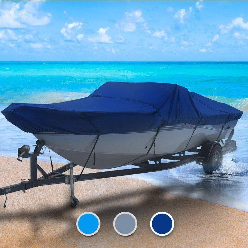Universal Boat Cover V-hull fishing boats 12'-14'L beam width to 68" Seal Skin 1200 Boat Cover