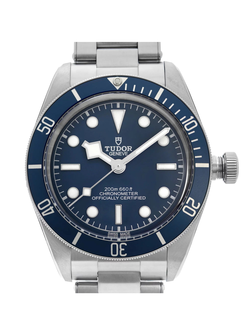 Tudor Ebony Bay Fifty-Eight Steel Blue Dial Automatic Mens Watch M79030B-0001