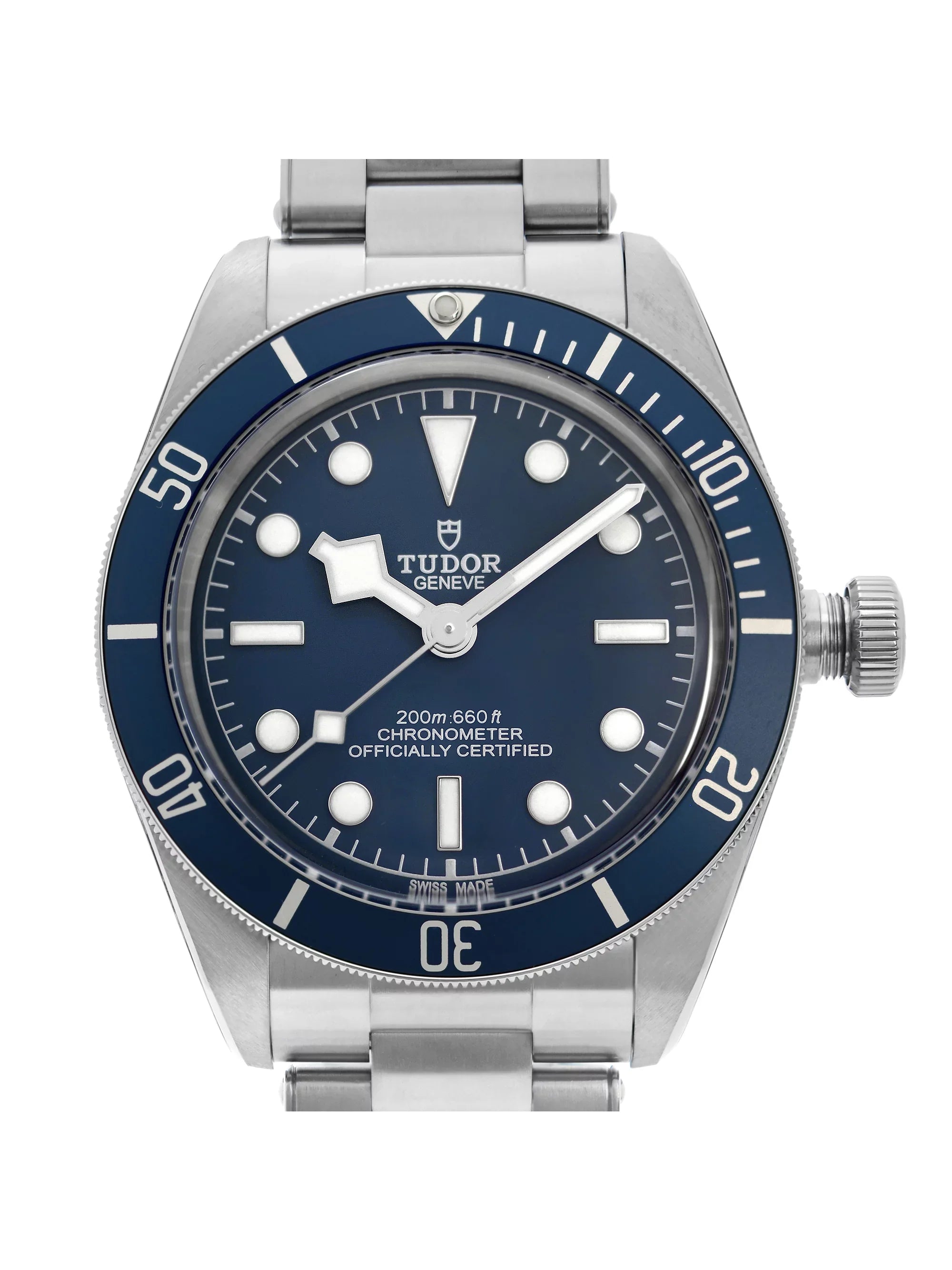 Tudor Ebony Bay Fifty-Eight Steel Blue Dial Automatic Mens Watch M79030B-0001