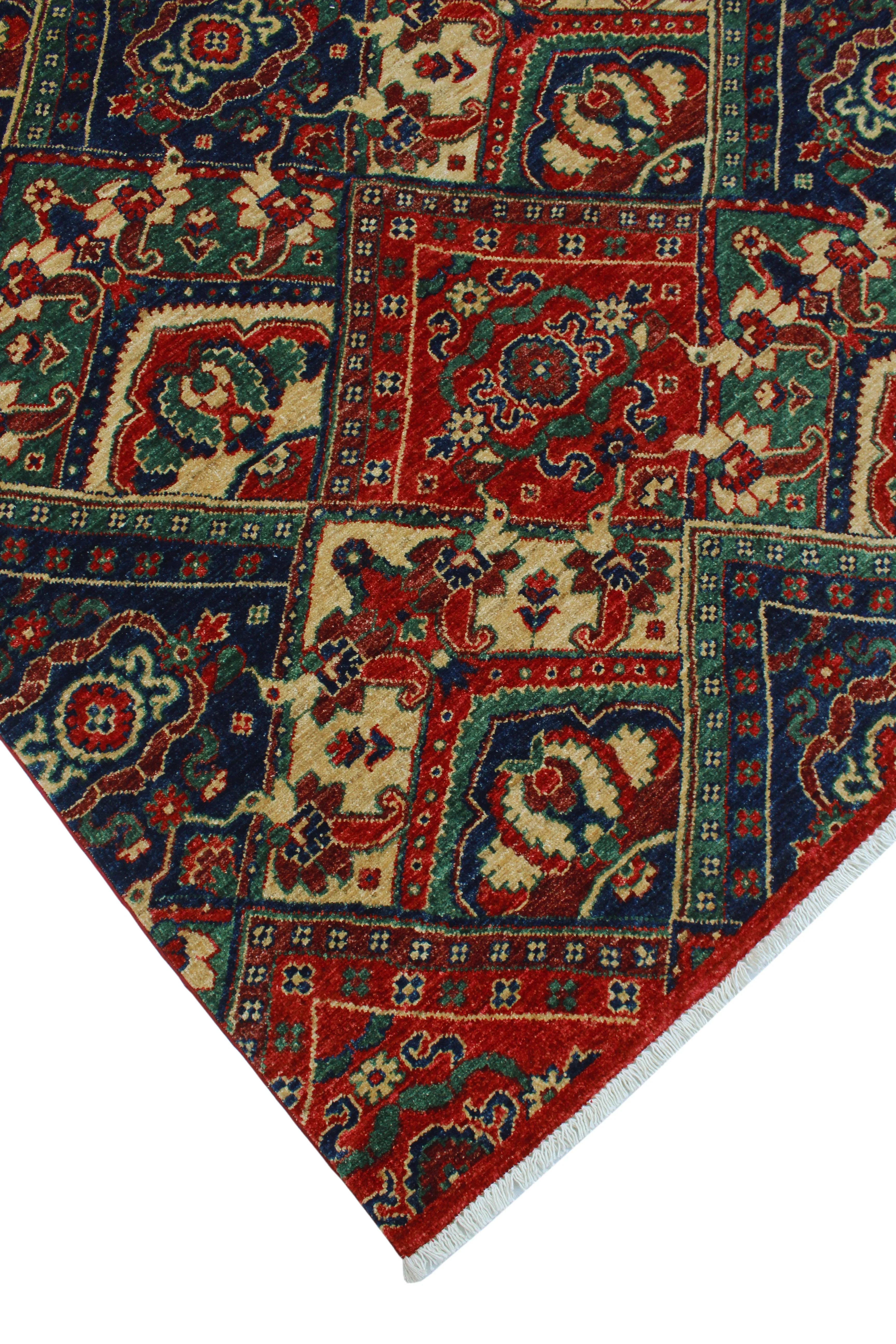 Aria Reggie Red/Blue Rug, 7'11" x 9'10"
