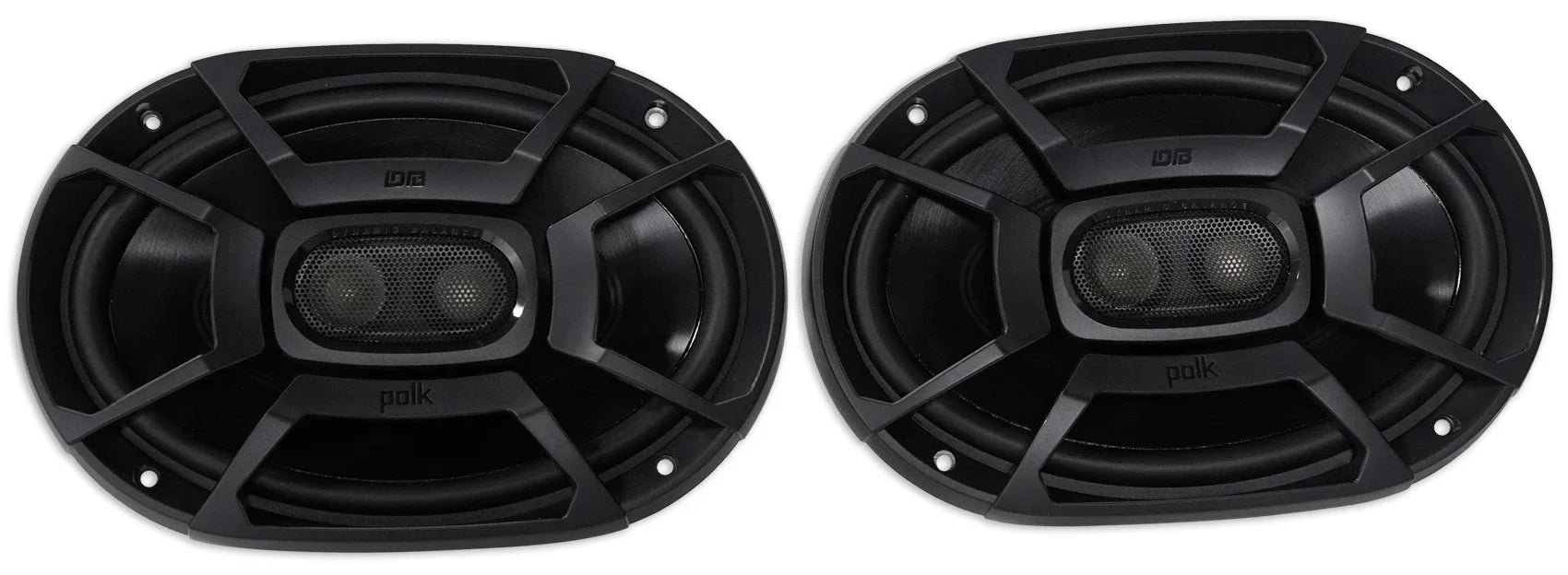 2) Polk Audio DB692 6X9" 450w Car Marine/ATV/Motorcycle/Boat Speakers+Headphones
