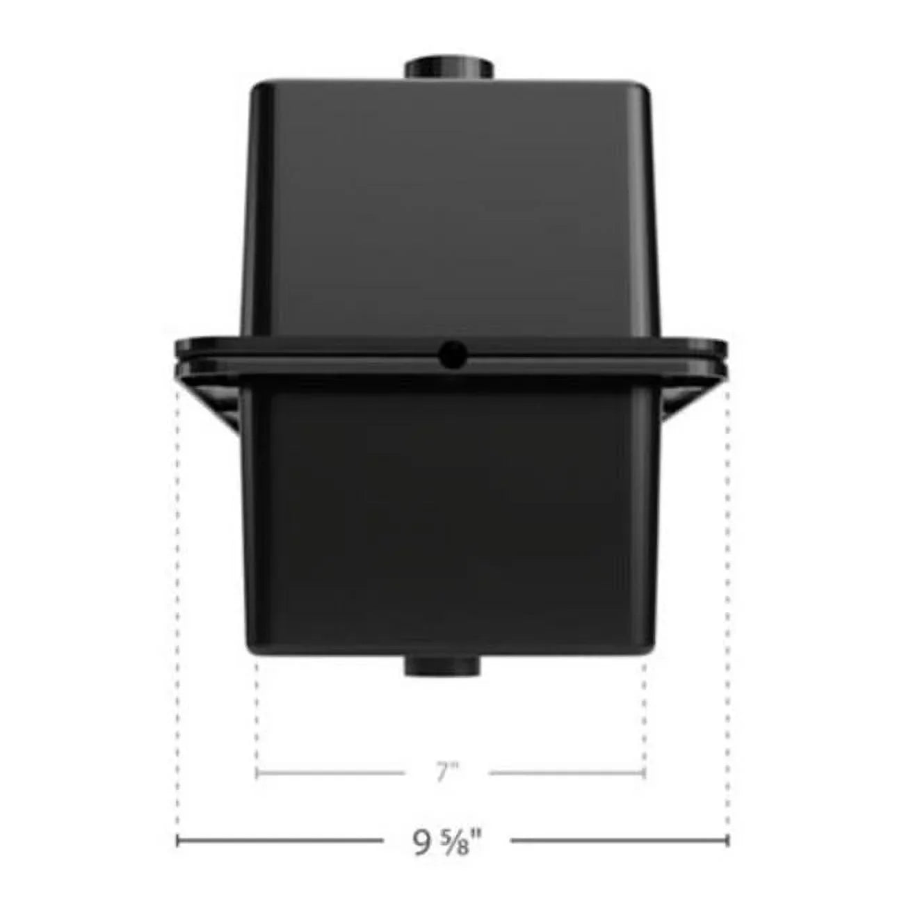 Camco Vented Camper/RV Standard Battery Box | Holds (1) Group 24 Battery for Marine/Trailer Use | 14-7/8" x 9-5/8" x 10-1/4" (55371)