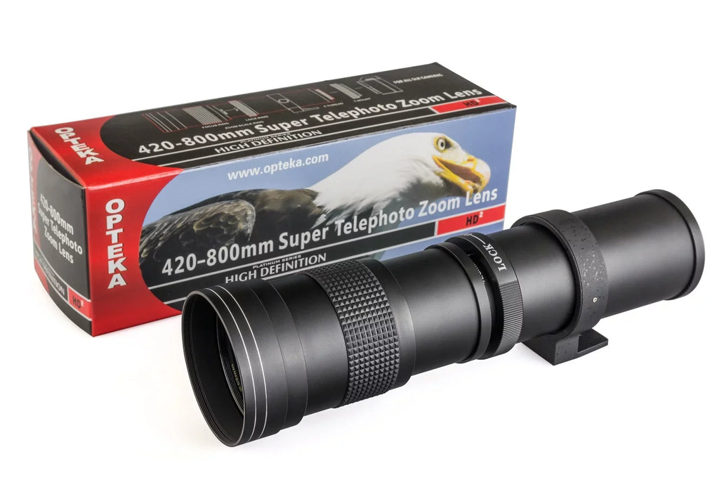 420mm-1600mm f8.3 HD Telephoto Lens Bundle for EOS 7D 6D 5D Mark II II 2 3