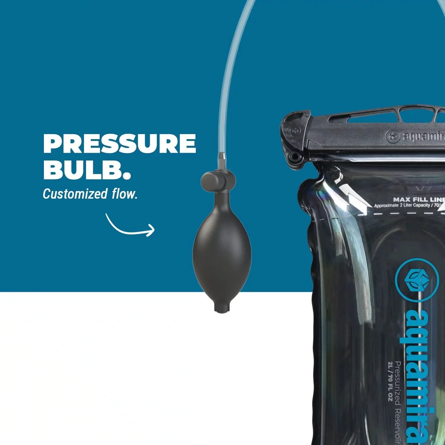 Aquamira Pressurized Hydration Reservoir - 3L
