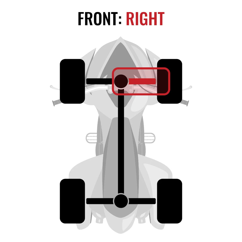 Sixity XT Front Right Axle compatible with Can-Am Commander 800 2015 - STD DPS XT 4X4