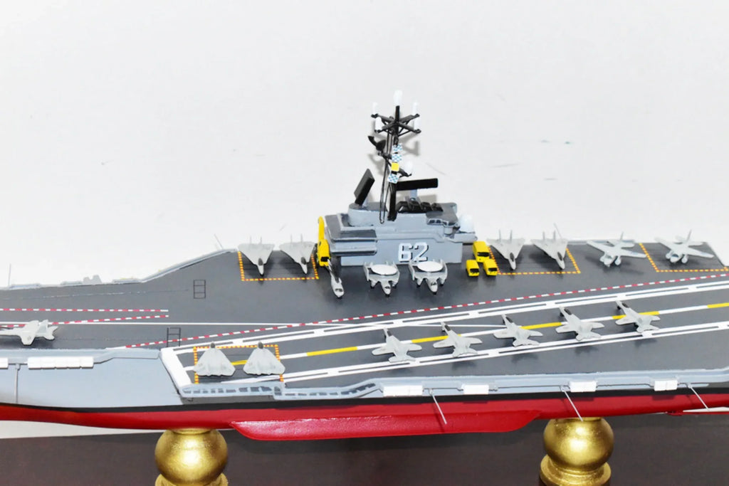 USS Independence CV-62 Aircraft Carrier Model,Navy,Scale Model,Mahogany,Forrestal Class