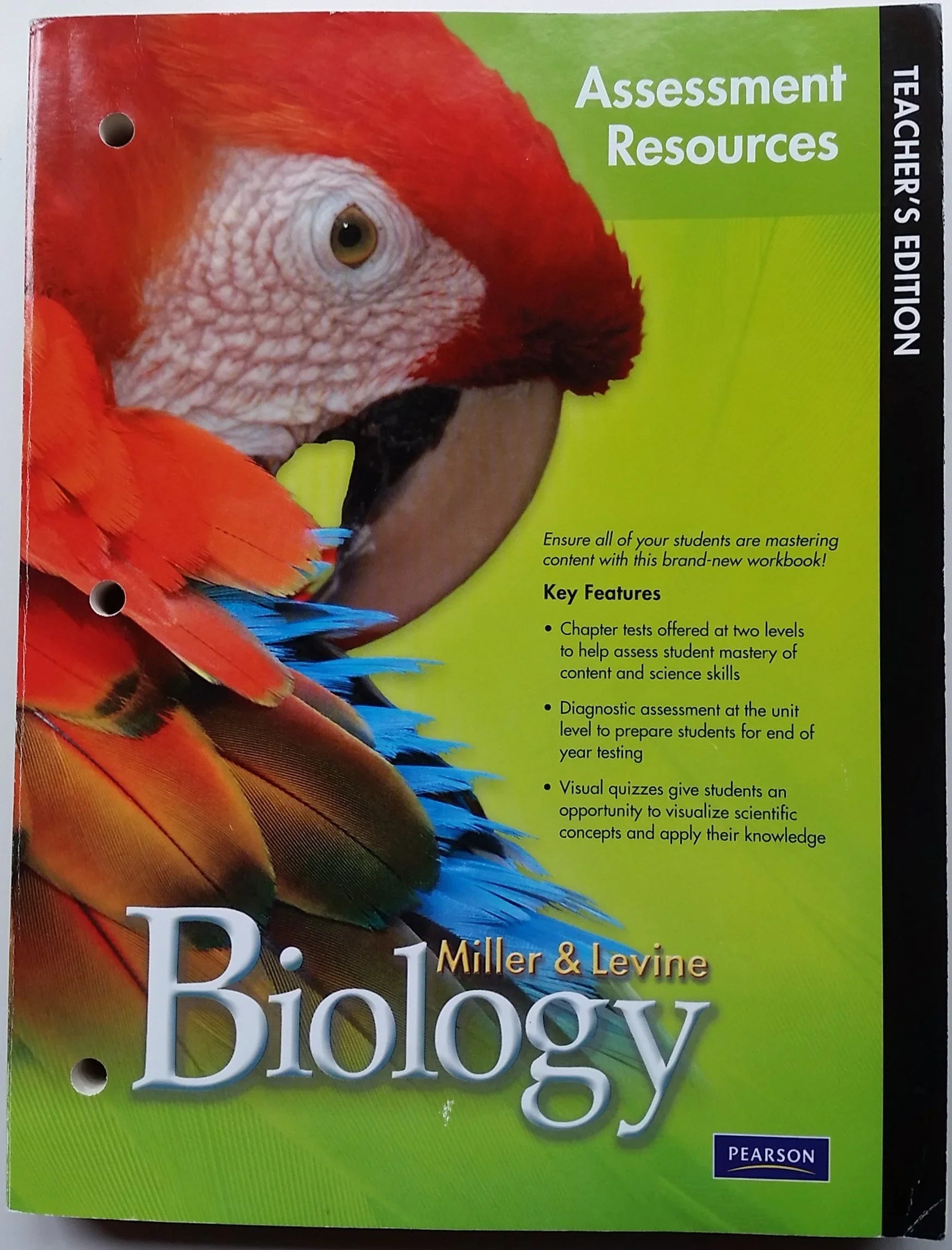 Miller & Levine Biology Teacher's Edition Assessment Resources Program Paperback – 2010 9780133687316 0133687317 - Used/Very Good