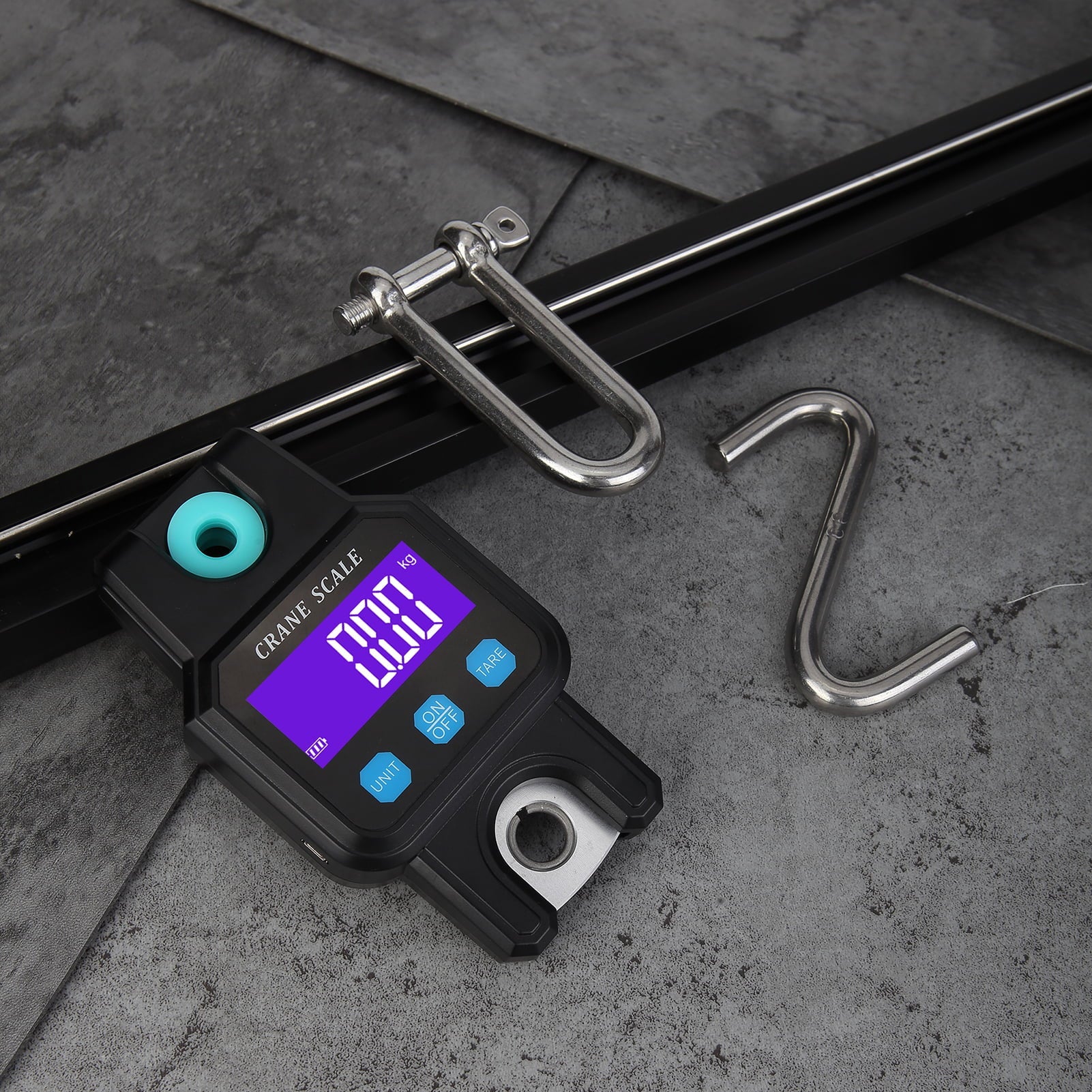 Dazzduo Electronic Weigher,Scales Unit Switch/Data Unit Switch/Data Farm Duty Crane Scale Scale Switch/Data Farm Market Heavy Duty Crane Portable Heavy Duty