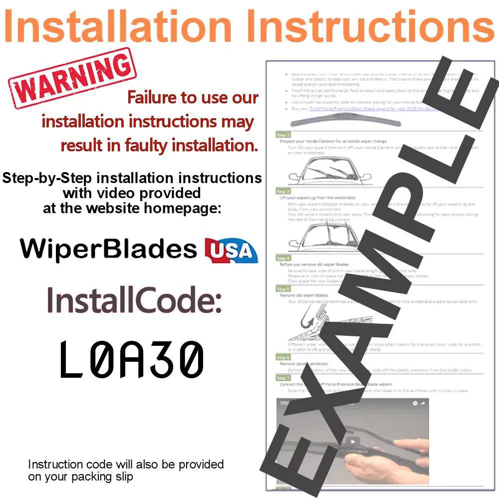 2020 Cadillac XT4 Wiper Blades (Set of 2)