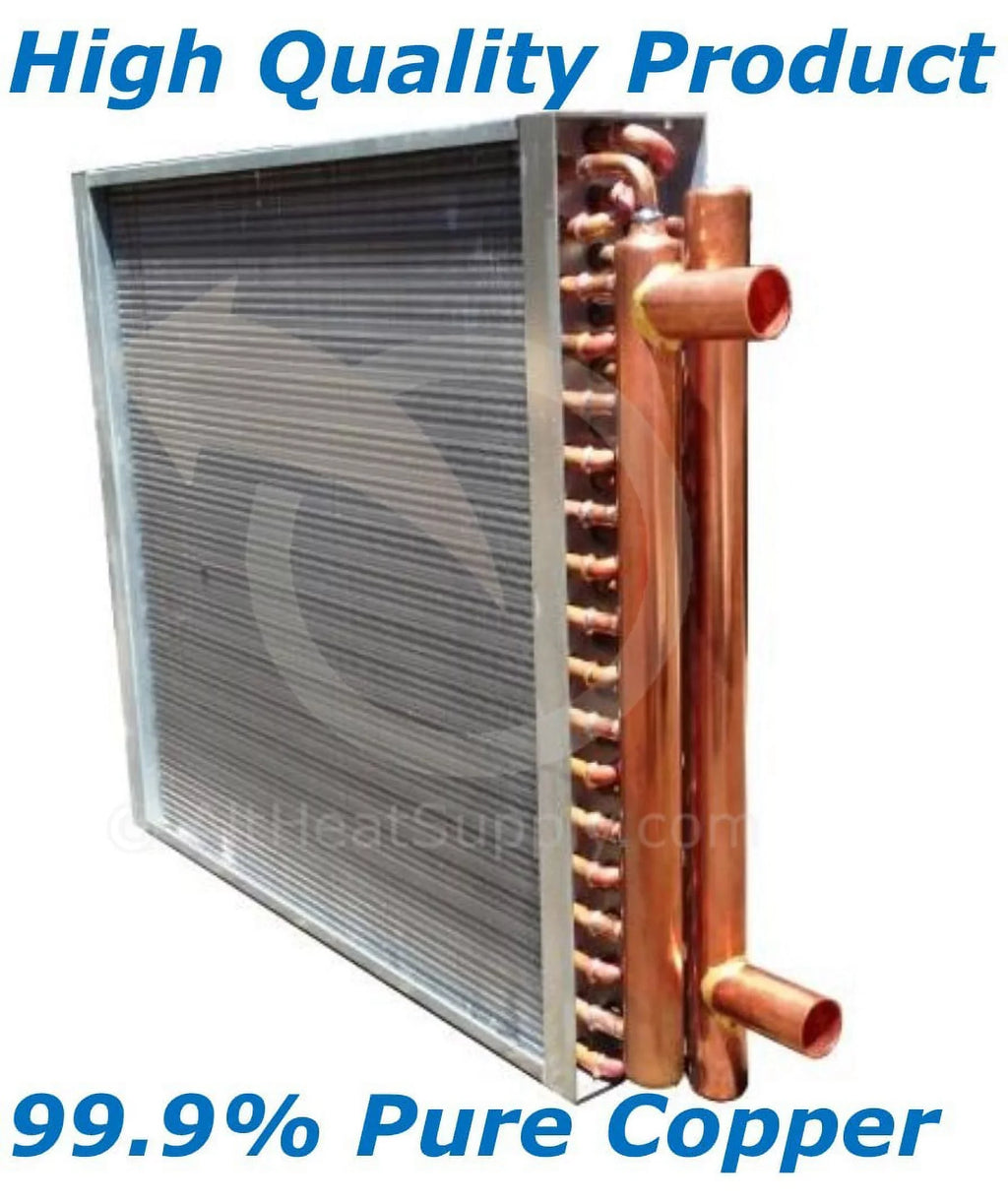 12" x 24" Water to Air Heat Exchanger, 120,000 BTU (Dragon Quality)