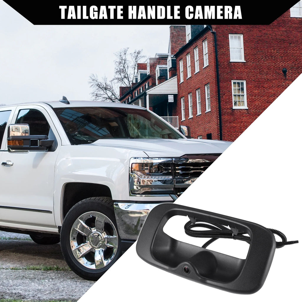 Unique Bargains Rear View Backup Camera Taiate Handle for Chevy Silverado for GMC Sierra Years 1999-2006 1 Set