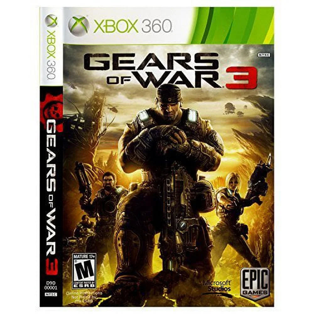 Restored Xbox 360 500GB With Gears Of War 3 And Call Of Duty: Jet Ops 1 And 2 (Refurbished)