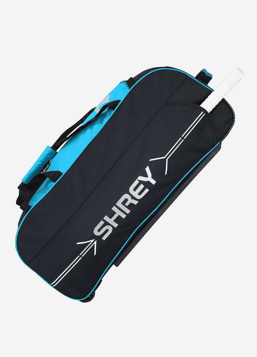 Shrey Ranger Wheelie Bag Ebony &amp; Blue