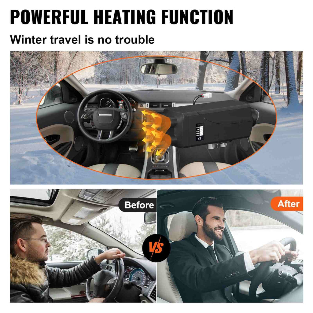 BENTISM 8KW 12V Diesel Air Heater LCD Thermostat 8000W For Trucks Boat Car Trailer