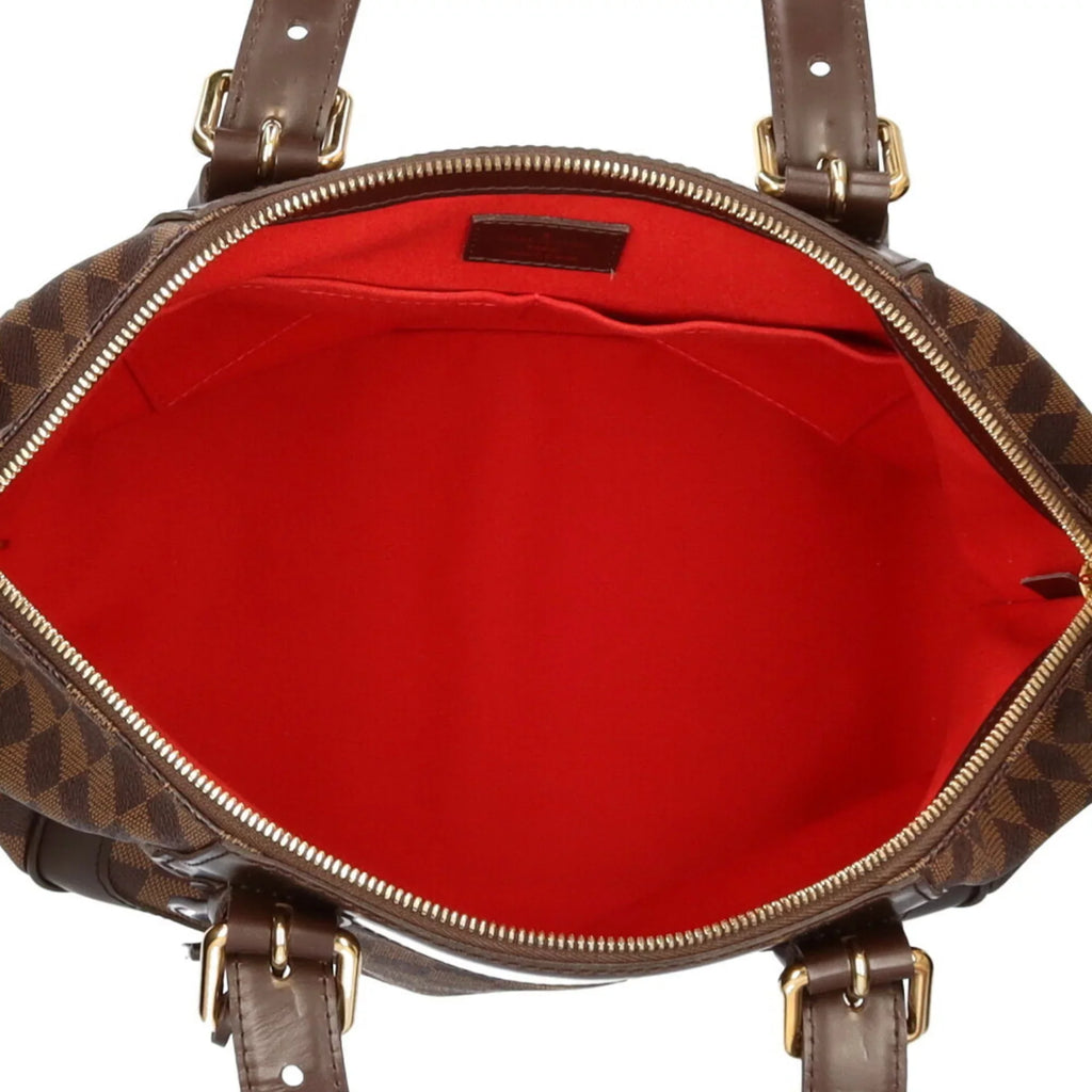 Authenticated Used Louis Vuitton LOUIS VUITTON Verona MM Damier Shoulder Bag Canvas Brown Women's