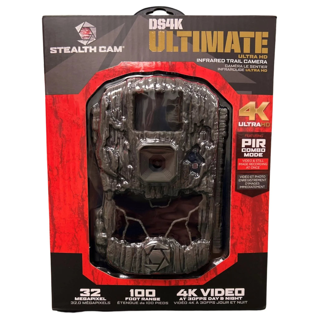 Stealth Cam DS4K Ultimate 32MP 4K Video 30FPS, Hunting Trail Monitor