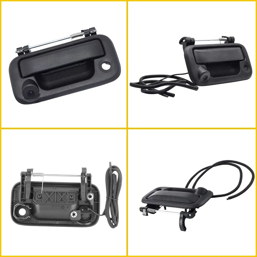 Taiate Handle with Rear View Camera Backup Camera Fits For 2004-2014 Ford F150 2008-2014 F250 F350 F450 F550