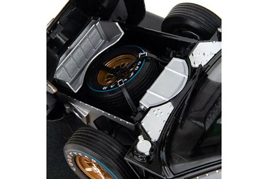 1966 Ford GT-40 MK II #2 After Race (Dirty Version, Ebony - Shelby Collectibles SC431BK - 1/18 scale Diecast Model Toy Car