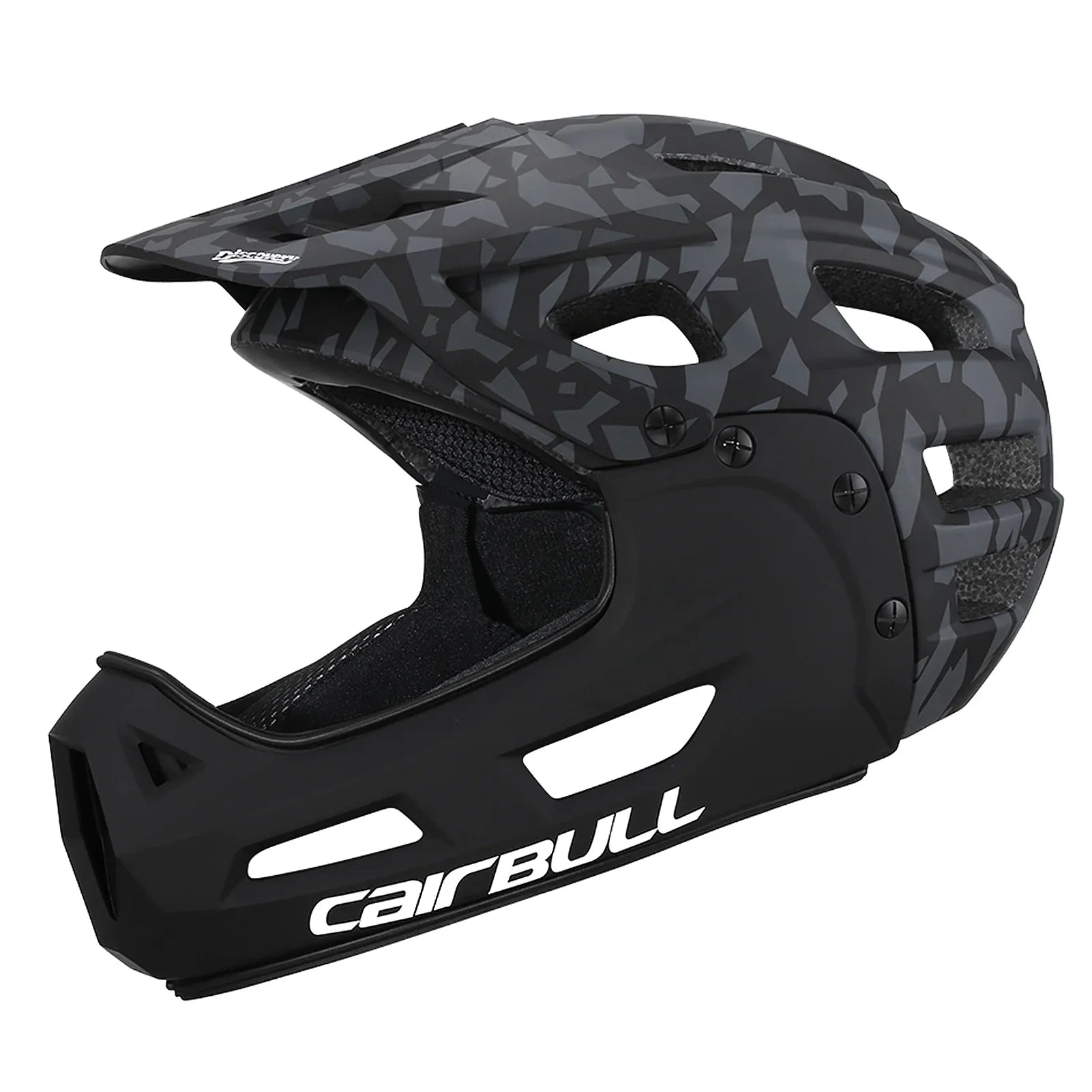 Mountain Biking Helmet CAIRBULL Full Face Bike Helmet with Detachable Chin Guard and Visor