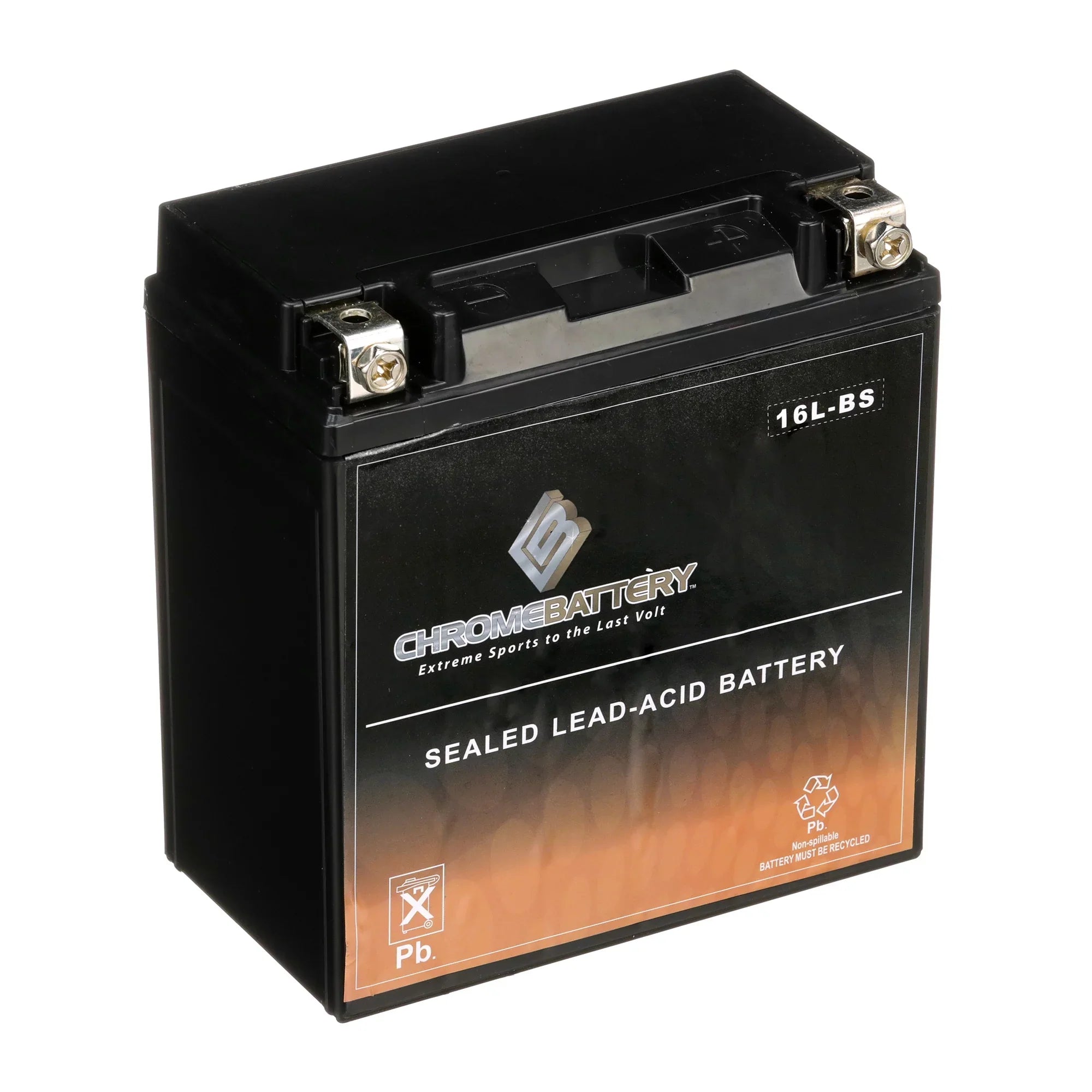Chrome Battery YTX16L-BS (16L-BS 12 Volt,14 Ah, 230 CCA) Jet Ski Battery for Kawasaki 650cc Jf650 X2 1995