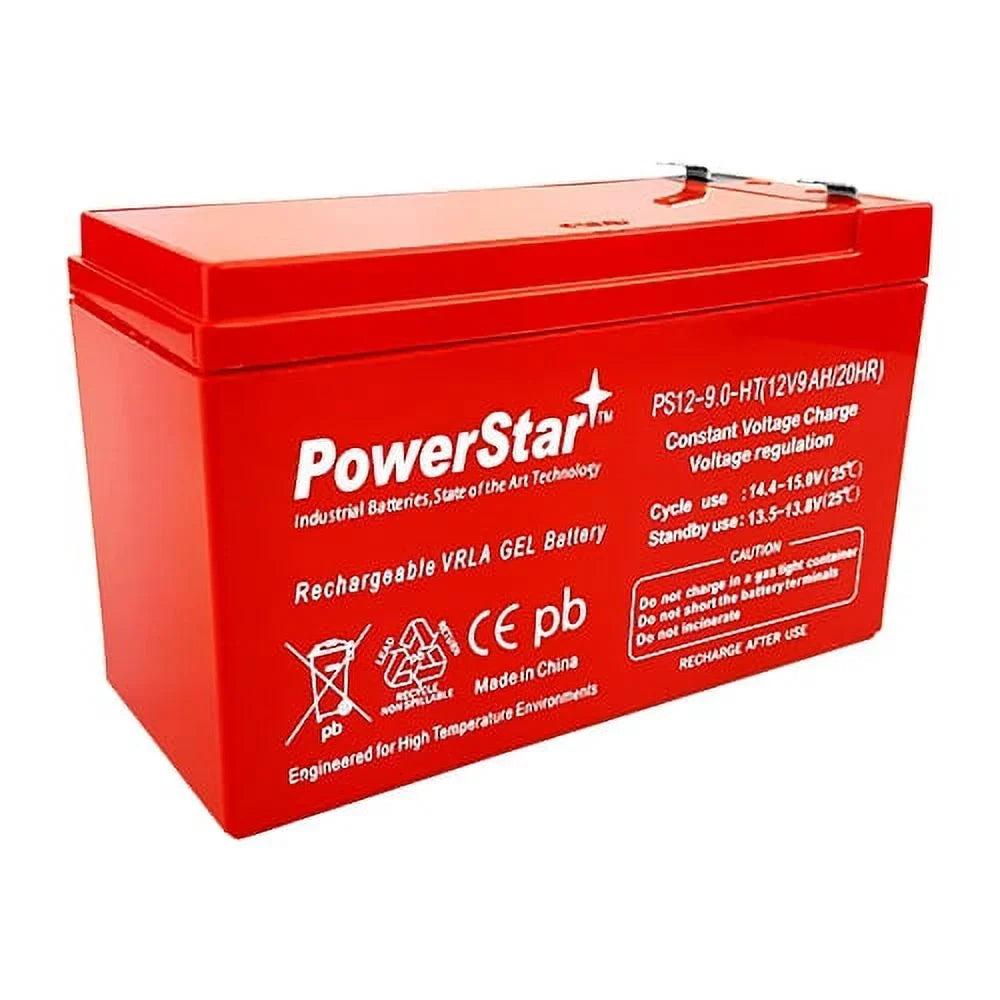 PowerStar HIGH TEMP Replacement Aqua-Vu BATT9AH 12-volt 9-Amp Gel Cell Battery