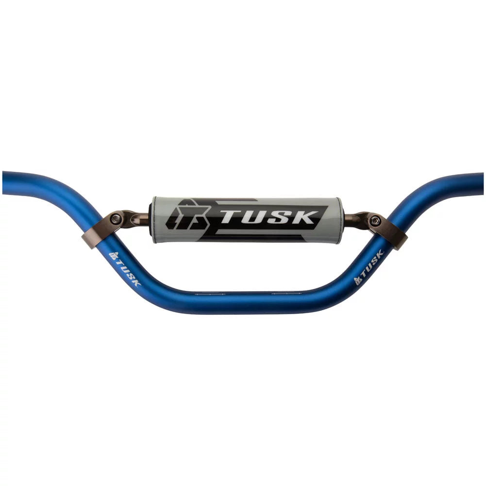 Tusk T-10 Aluminum 7/8" Handlebar CR Mini Bend Blue For LEM LX2 1997-2000