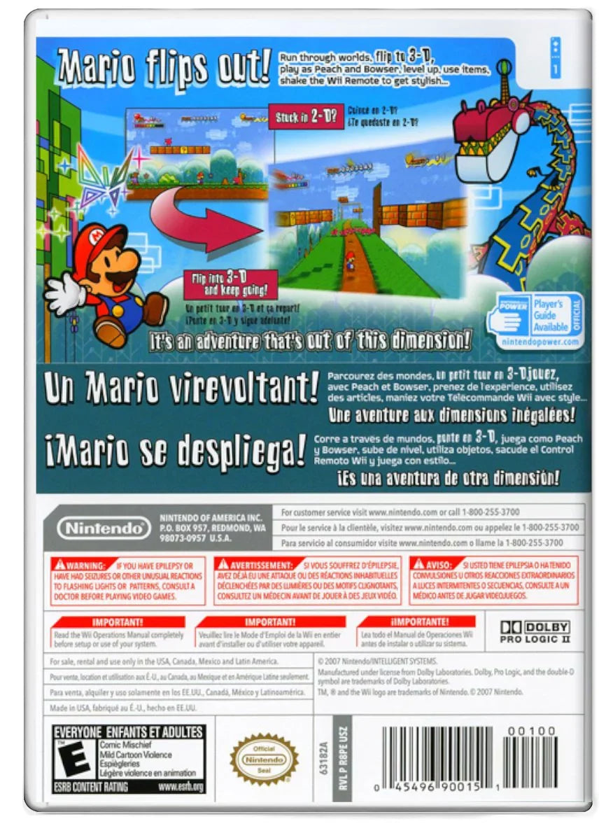 Pre-Owned Super Paper Mario - Nintendo Wii