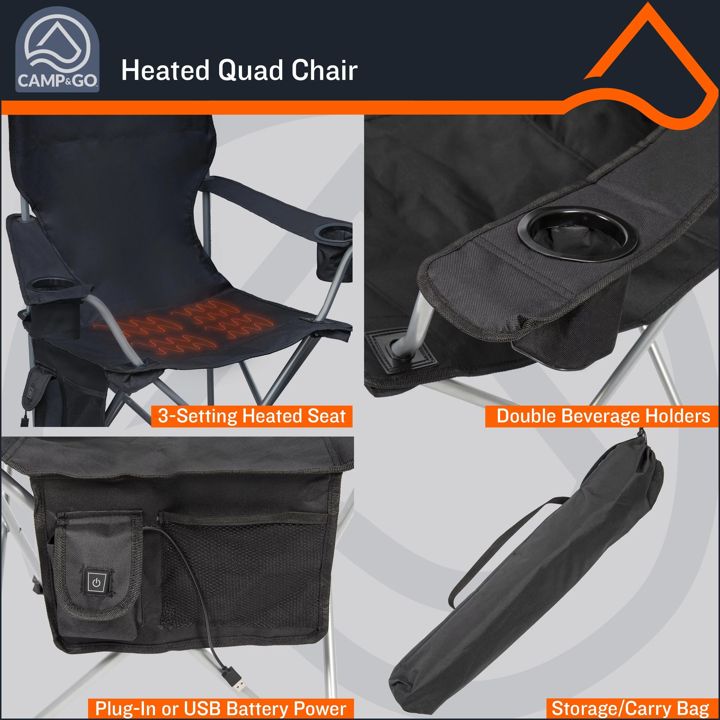 Heated Deluxe Quad chair