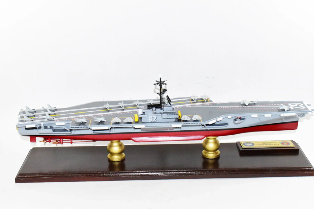 USS Independence CV-62 Aircraft Carrier Model,Navy,Scale Model,Mahogany,Forrestal Class