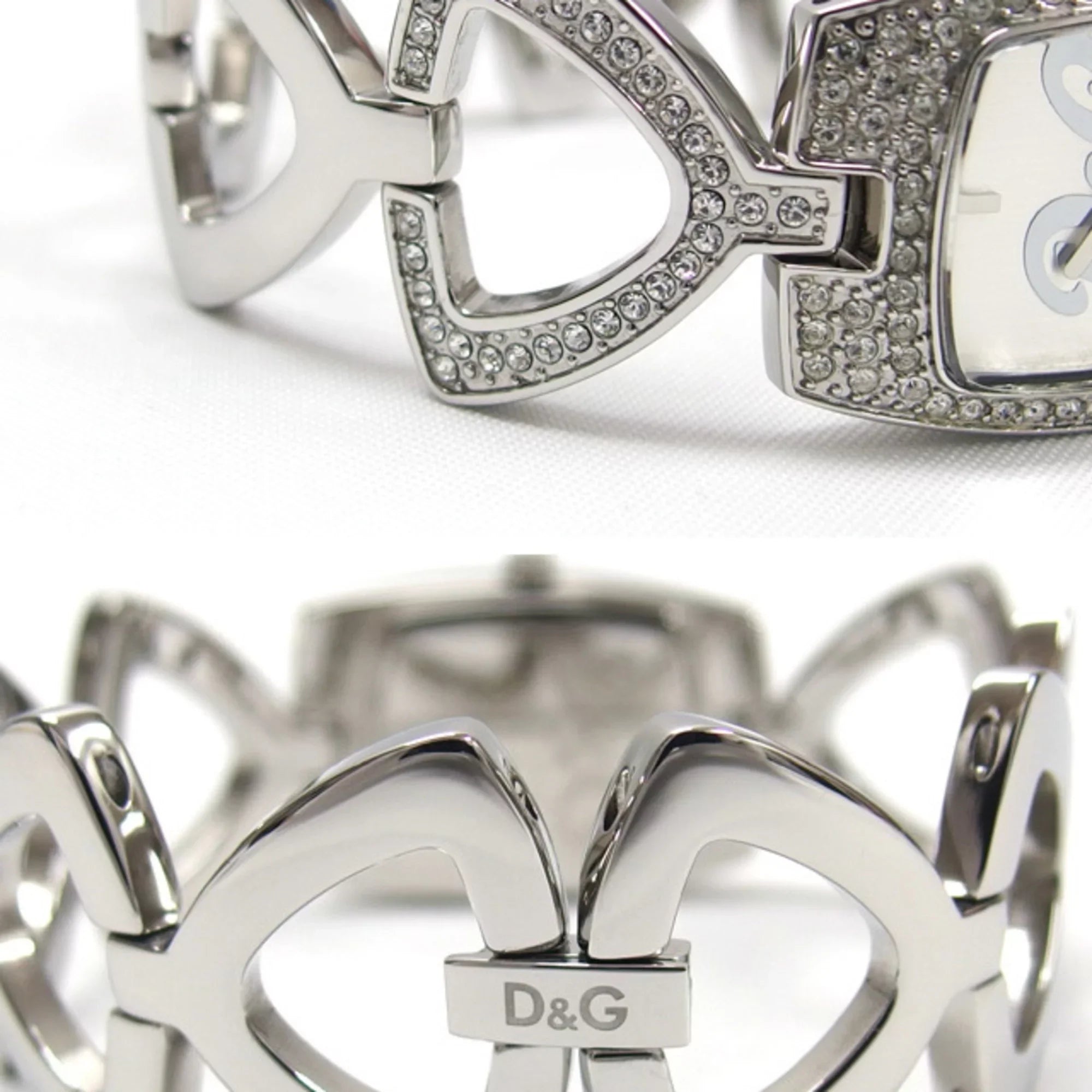 Pre-Owned D&G Ladies Watch Quartz Silver Dial (Fair)