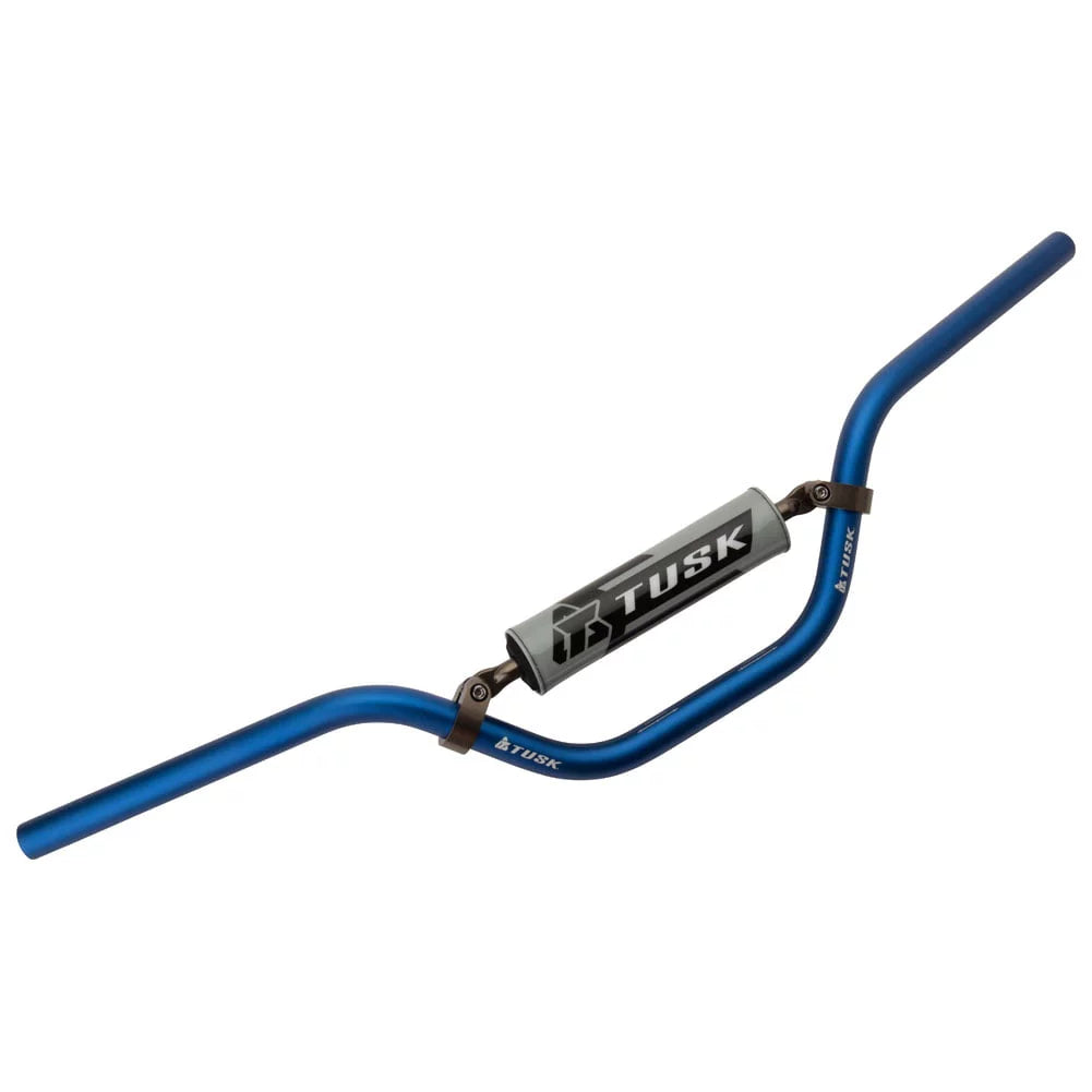 Tusk T-10 Aluminum 7/8" Handlebar CR Mini Bend Blue For LEM LX2 1997-2000