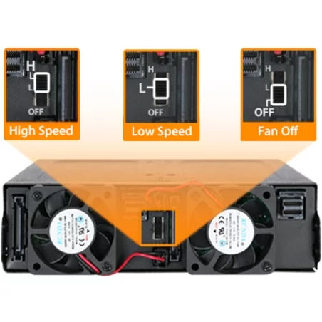 ICY RD MB998IP-B 8x2.5 MiniSAS HD HDD SSD in 1 x 5.25 bay Hot Swap Backplane