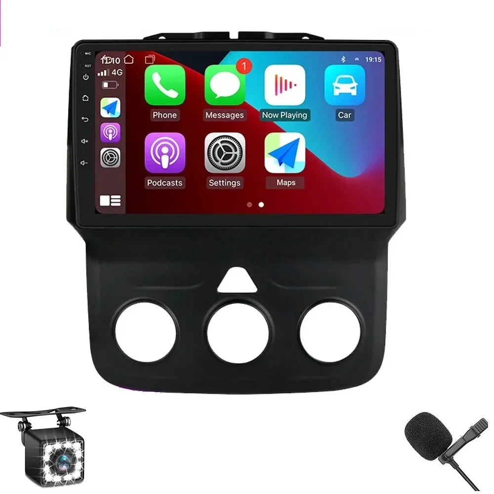 9inch 1280*720 IPS Carplay For Dodge Ram 1500 2500 3500 2013-2018 Android 12.0 Car Stereo Radio GPS 2+32GB
