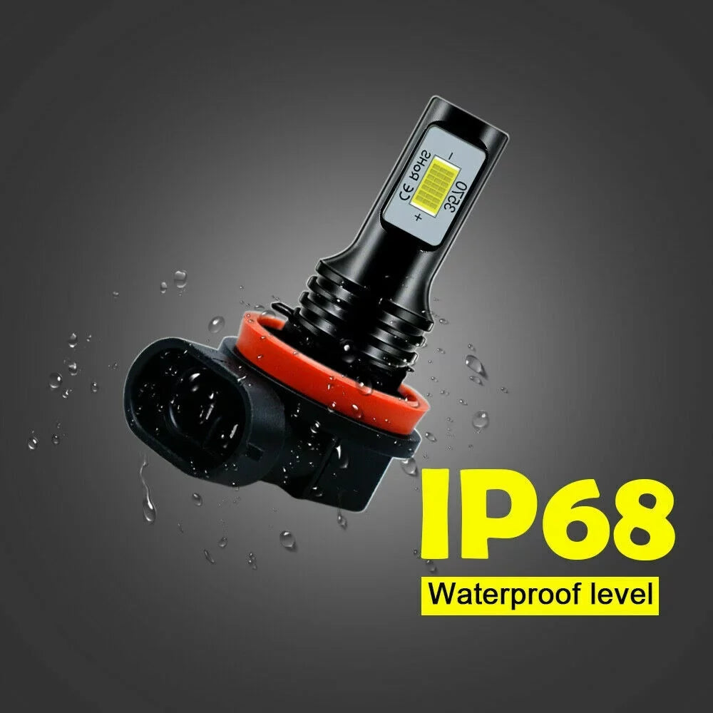 6pcs LED Bulbs For Mazda CX-9 2013-2015, 9005 H11 LED Hedlight Bulbs High Low Beam + H11 Fog Light 6000K