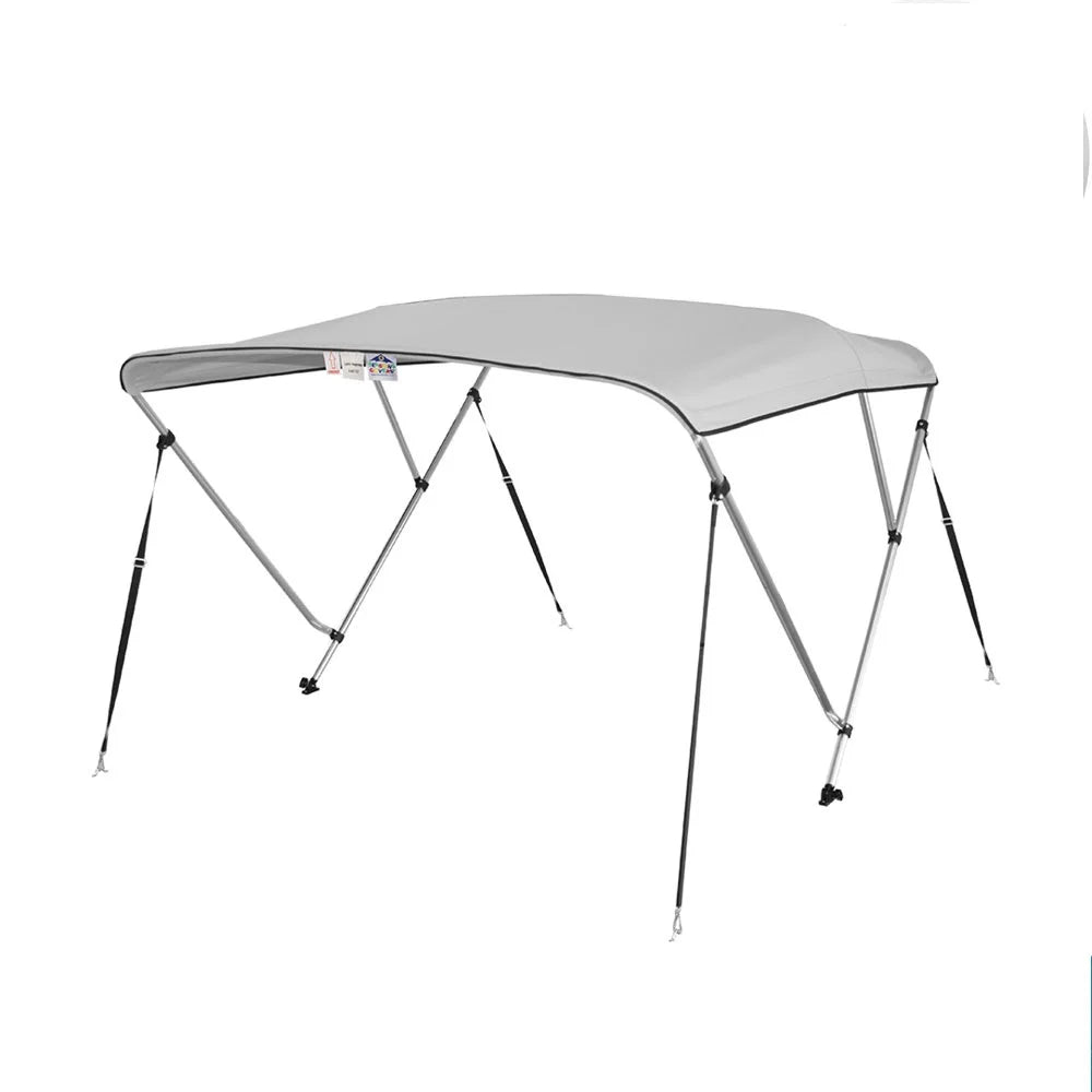 Bimini Top Boat Cover 54" H X 79"-84" W 6' Long 3 Bow Gray