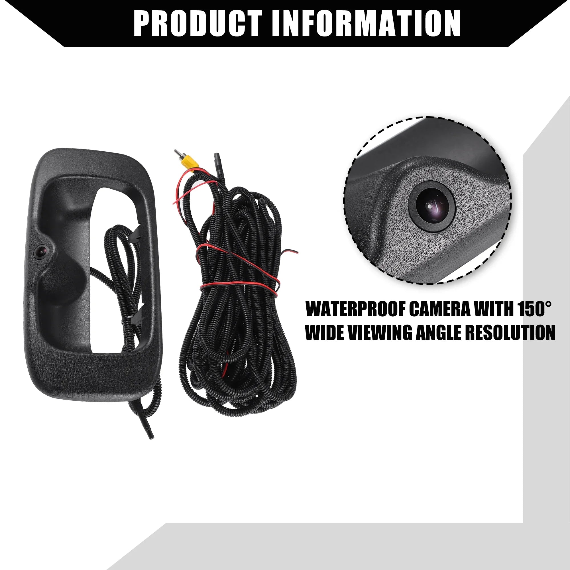 Unique Bargains Rear View Backup Camera Taiate Handle for Chevy Silverado for GMC Sierra Years 1999-2006 1 Set