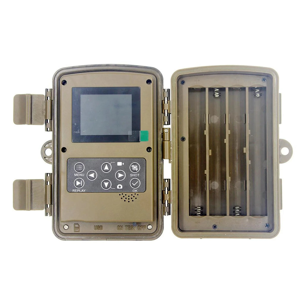 Mini Camera 16MP 1080P Game Camera Water Wildlife Scouting Cam with 120 degree Wide Angle Lens and Night .0" LCD IR LEDs