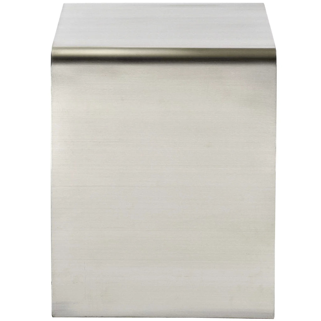 Modway Rush Nesting Table in Silver