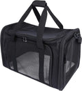 Lineslife Dog Carrier Bag for Medium Dogs 25 lbs, Collapsible Large Pet Cat Carrier Bag for Medium Cats or 2 Small Cats Puppy Car Traveling, Jet