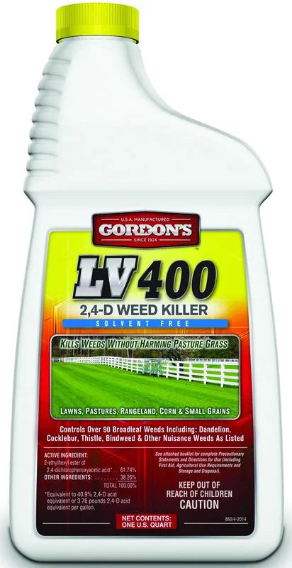 PBI Gordon 8601082 Weed Killer Quart Lv 400 2 4 D,1 Each