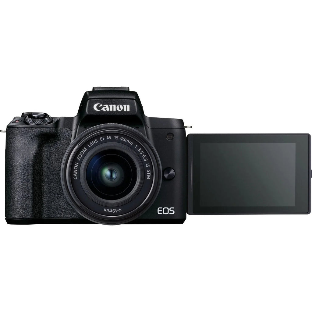 EOS M50 Mark II 24.1 Megapixel Mirrorless Camera with Lens, 0.59", 1.77", Ebony