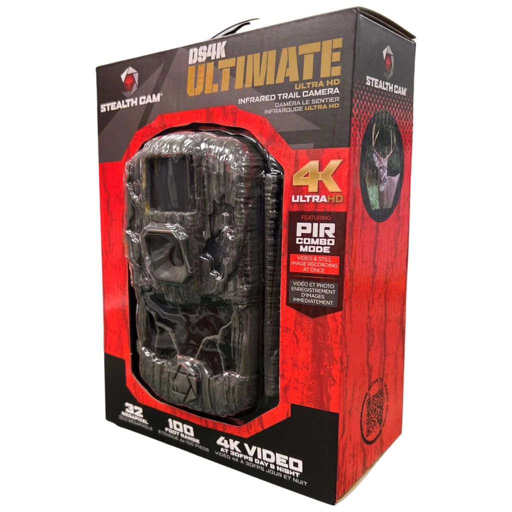 Stealth Cam DS4K Ultimate 32MP 4K Video 30FPS, Hunting Trail Monitor