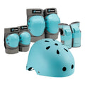 S SPOFINE Kids Bike Helmet, Toddler Helmet for Youth Adult, Knee Pad Elbow Pad Wrist Guard Protective Gear Set for Skateboard, Bike, Skating, Cycling Blue Medium